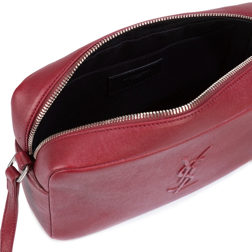 Saint Laurent Dark Red Leather Lou Camera bag - Picture 5 of 15